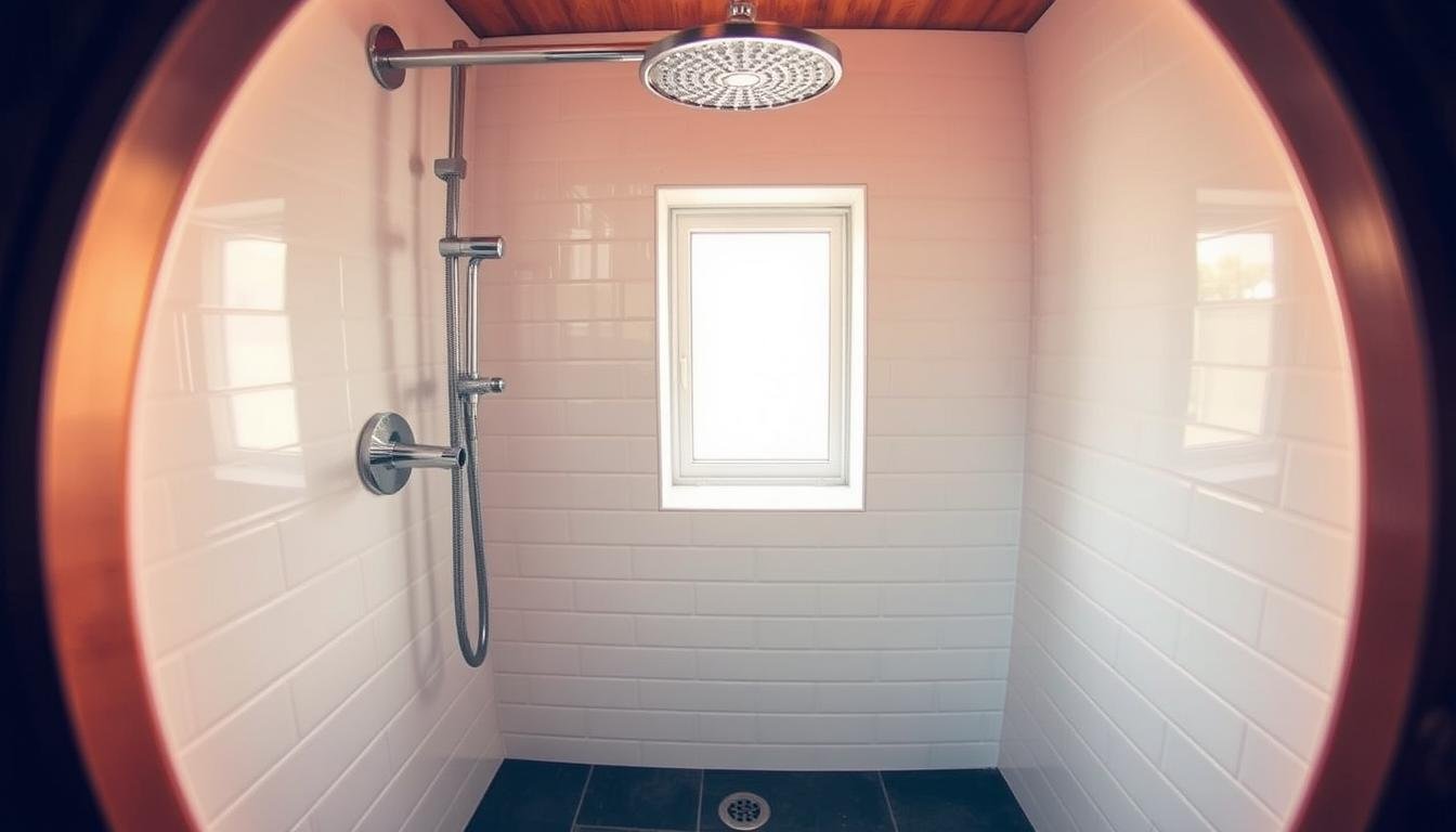tiny house shower